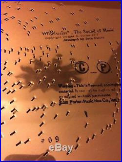 Lot of 3 Regina MUSIC BOX PORTER DISC 15 1/2 1944 Edelweiss 545 Sunrise Sunset +