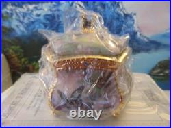 Lot of 4 Ardleigh Elliott Music Boxes Dragonfly with Rhinestone/Butterfly Motif