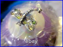 Lot of 4 Ardleigh Elliott Music Boxes Dragonfly with Rhinestone/Butterfly Motif