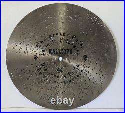 Lot of 4 Kalliope Music Box Discs 13 1/4