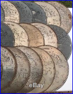 Lot of 50 Antique REGINA Music Box 15.5 Discs 1890s