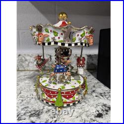 Mackenzie child turning carousel