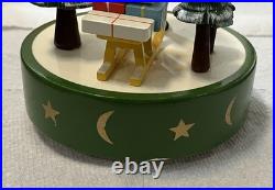 Mapsa Vintage Wooden W. Germany Swiss Movement Christmas Music Box Mozart