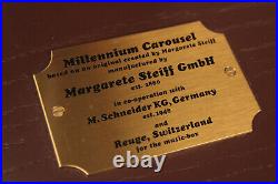 Margarete Steiff Millennium Carousel Hand Crank Swiss Reuge Music Box See Video