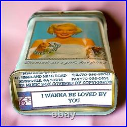 Marilyn Monroe Music Box Rare Some Like It Hot Hollywood Movie Memorabilia