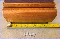Marquetry Vintage ReugeSwiss Music Jewelry Box Plays Dr Zhivago Sorrento Italy