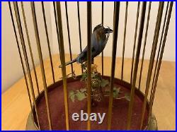 Mechanical Singing Bird Cage Brass