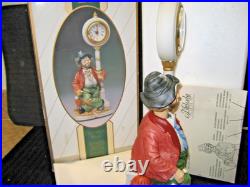 Melody In Motion CLOCK POST WILLIE-NEW CLOCK with ALARM/RESTORED TO NEW withBox 2