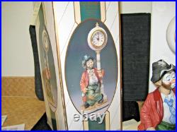 Melody In Motion CLOCK POST WILLIE-NEW CLOCK with ALARM/RESTORED TO NEW withBox 2