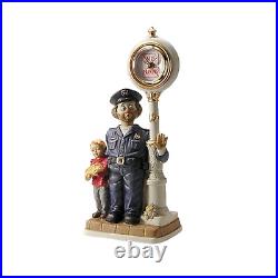 Melody In Motion Glazed Clockpost Policeman (Members Only Item) 1992 With