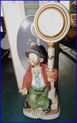 Melody in Motion CLOCKPOST WILLIE Hobo Waco with Clock in Original Box WORKS