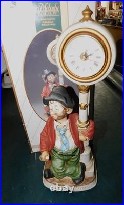 Melody in Motion CLOCKPOST WILLIE Hobo Waco with Clock in Original Box WORKS