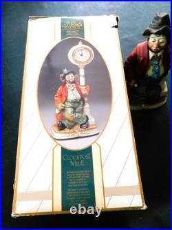 Melody in Motion CLOCKPOST WILLIE Hobo Waco with Clock in Original Box WORKS