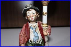 Melody in Motion Clockpost Willie Music Box Figurine Tested & Working