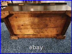 Mermod Freres Antique Cylinder Music Box 1800s 10 Airs With Nice Wood Inlay