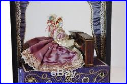 Mid 19th Century Automaton Royal French Sewing Music Box Rare