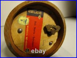 Mid Century Reuge Virgin Mary Music Box Swiss Ave Maria Schubert Catholic Decor