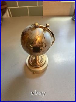 Mid century Vintage Globe Cigarette Holder Music Box