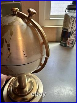 Mid century Vintage Globe Cigarette Holder Music Box
