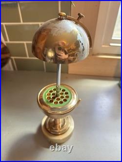 Mid century Vintage Globe Cigarette Holder Music Box