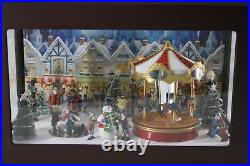 Mr Christmas 23834 Animated Heirloom Music Box Christmas Decor w LED Light