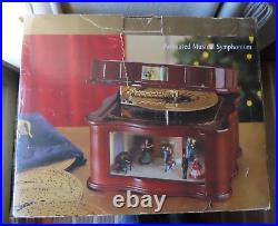 Mr Christmas Animated Holiday Symphonium Ballroom Music Box Complete withBox