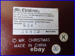 Mr Christmas Animated Holiday Symphonium Ballroom Music Box Complete withBox