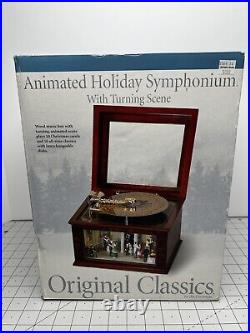 Mr Christmas Animated Holiday Symphonium with Turning Scene Ballroom Music Box