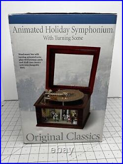 Mr Christmas Animated Holiday Symphonium with Turning Scene Ballroom Music Box