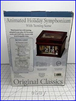 Mr Christmas Animated Holiday Symphonium with Turning Scene Ballroom Music Box