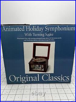 Mr Christmas Animated Holiday Symphonium with Turning Scene Ballroom Music Box