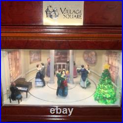 Mr. Christmas Animated Holiday Wooden Symphonium Music Box Ballroom dancing