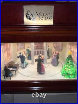 Mr. Christmas Animated Holiday Wooden Symphonium Music Box Ballroom dancing