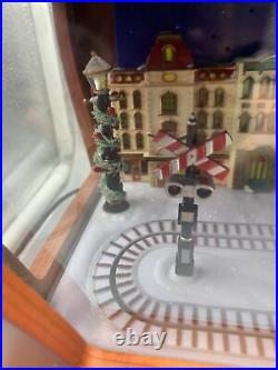 Mr Christmas Animated LED Symphony of Bells 70 Songs Musical Trolly City Scene