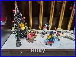 Mr. Christmas Animated Musical Chimes Skaters with 70 Songs & Lights 2010 in Box