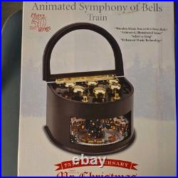 Mr. Christmas Animated Symphony of Bells Train Music Box 75th Anniversary 50 So