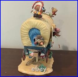 Mr Christmas Animated Western Wagon Mouse Music Box Lights Tested Working