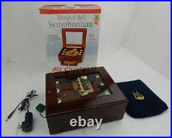 Mr. Christmas Bell Symphonium Music Box w 10 Discs in Box
