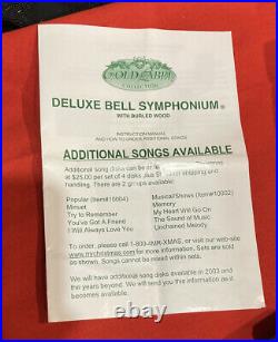 Mr Christmas Bell Symphonium Music Box with10 Discs