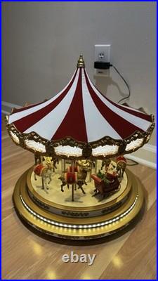Mr. Christmas Carousel Animated LED Plays 20 Song Lights Music Holiday Mr. Christmas Carousel Animated LED Plays 20 Song Lights Music Holiday