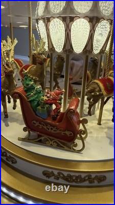 Mr. Christmas Carousel Animated LED Plays 20 Song Lights Music Holiday Mr. Christmas Carousel Animated LED Plays 20 Song Lights Music Holiday