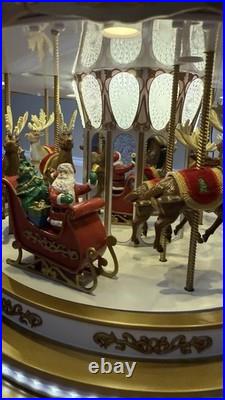 Mr. Christmas Carousel Animated LED Plays 20 Song Lights Music Holiday Mr. Christmas Carousel Animated LED Plays 20 Song Lights Music Holiday