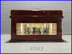 Mr. Christmas Concertia Music Box Wooden 10 Songs Works No Power Adapter