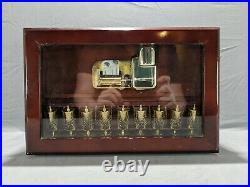 Mr. Christmas Concertia Music Box Wooden 10 Songs Works No Power Adapter