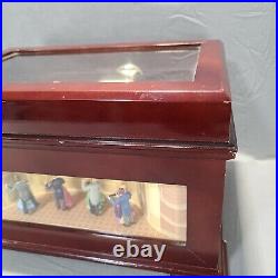 Mr. Christmas Concertia Music Box Wooden 10 Songs Works No Power Adapter