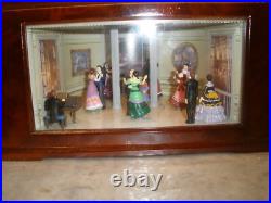 Mr Christmas Crosley 19th Century Ballroom Dancer Music Box Complete Repro Works