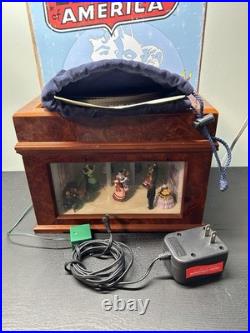 Mr. Christmas Crosley 19th Century Ballroom Dancers Music Box w 16 Disks Songs