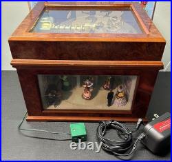 Mr. Christmas Crosley 19th Century Ballroom Dancers Music Box w 16 Disks Songs