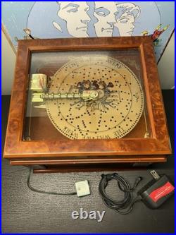 Mr. Christmas Crosley 19th Century Ballroom Dancers Music Box w 16 Disks Songs