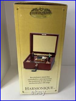 Mr. Christmas Gold Label Collection Harmonique 100 Song Vintage Music Box NEW